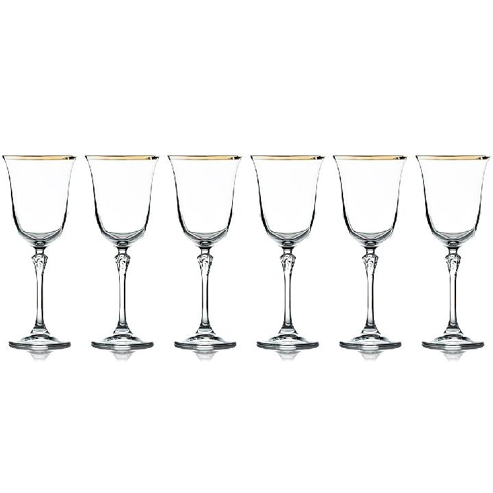 Набор бокалов для вина Le Stelle Gemma, золото