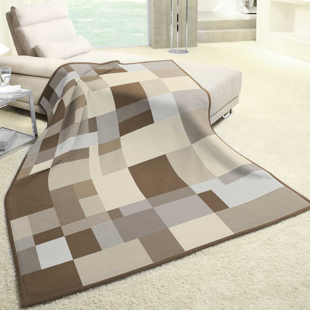 Плед 1,5-спальный Biederlack Orion Karo