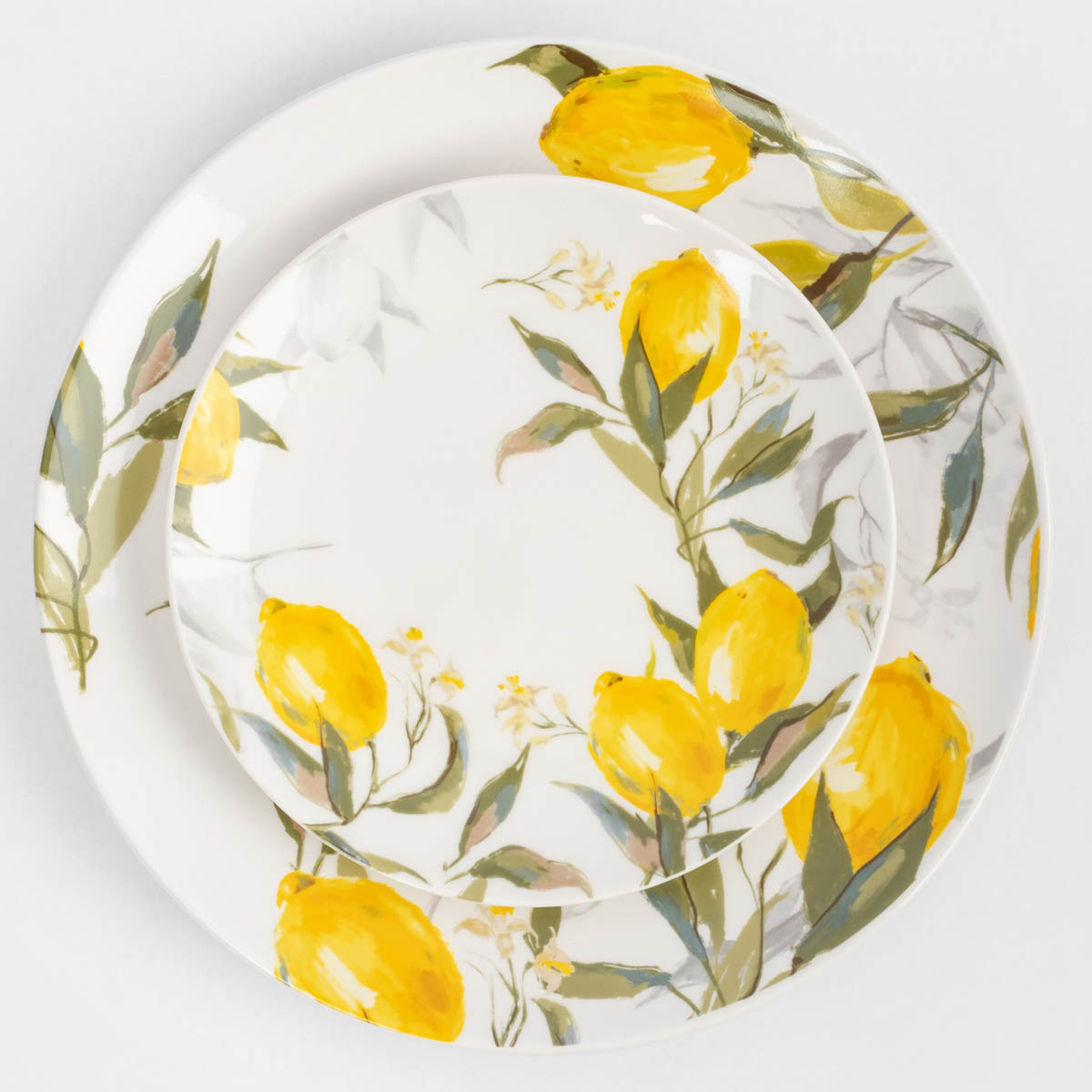 Сервиз обеденный Anna Lafarg Лимоны 18 предметов на 6 персон