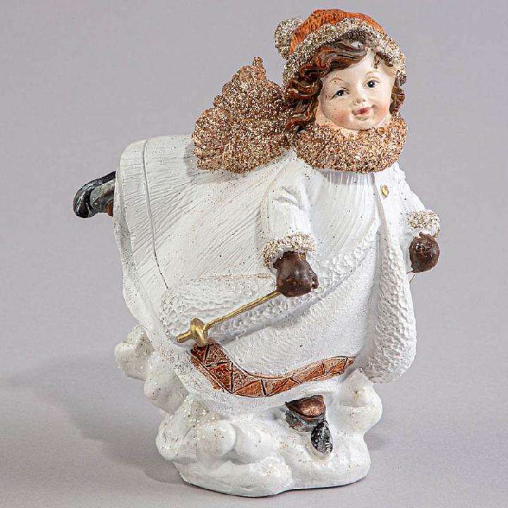 Статуэтка Lefard Angels Ангел на лыжах