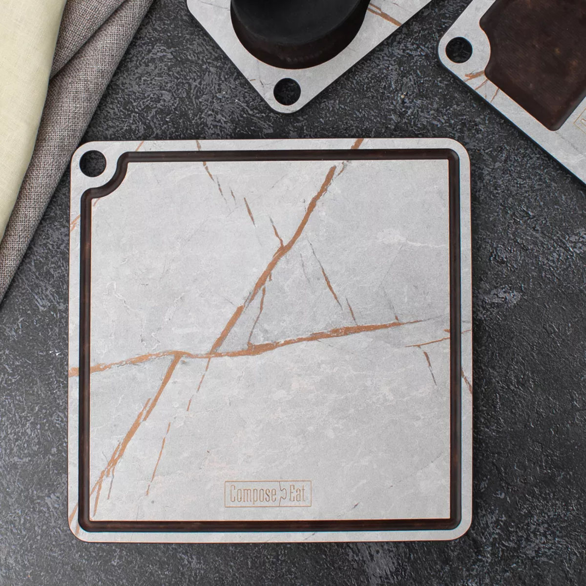 Подставка под горячее ComposeEat Мраморный Грейс