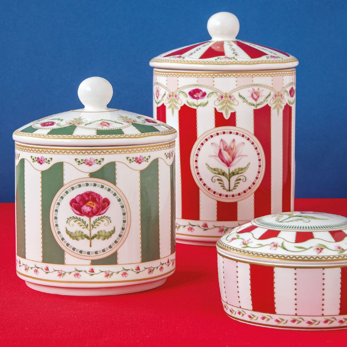 Банка для хранения Easy Life Flowery 18см