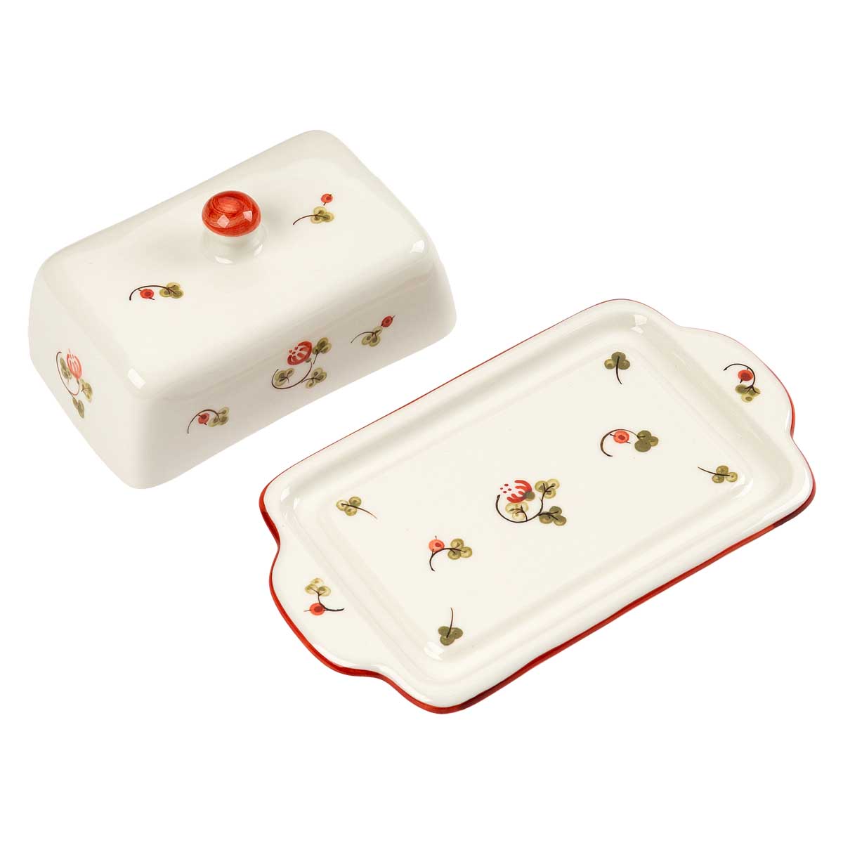 Масленка Дымов Керамика Шиповник