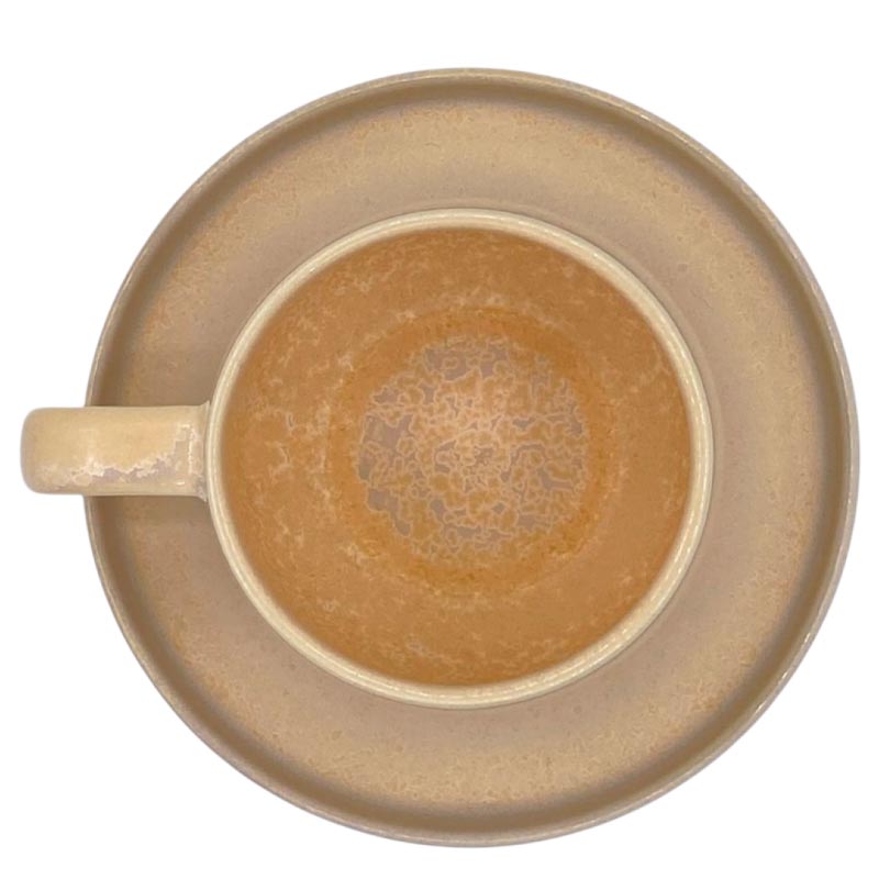 Чайная пара Kenai Ceramics Luma, цвет персиковый