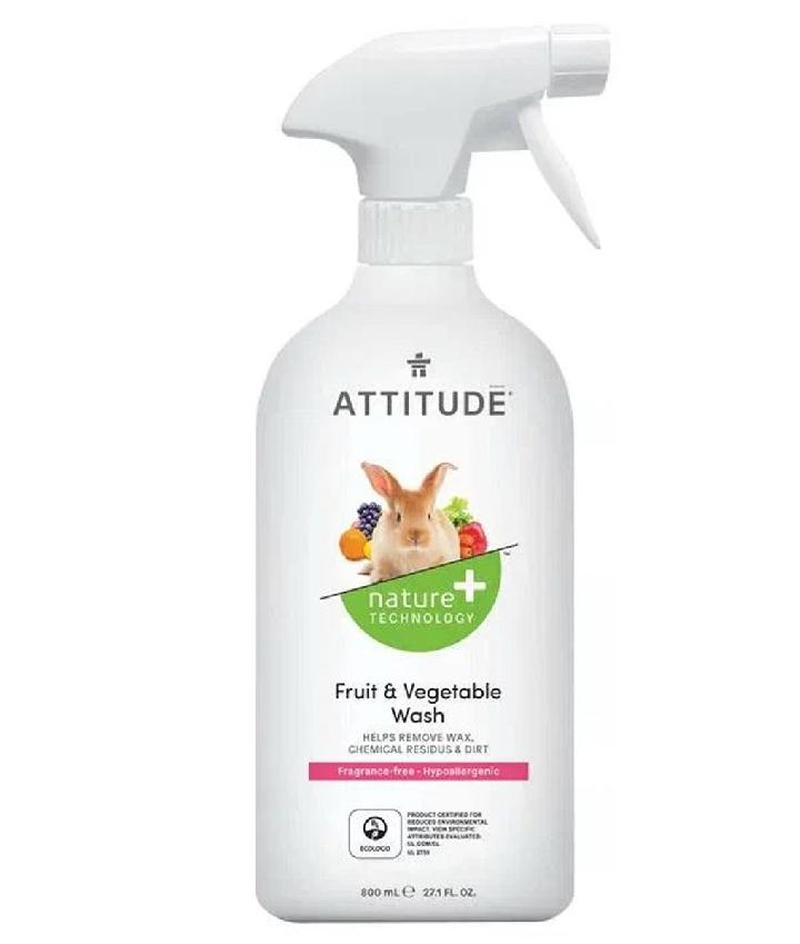 Средство для мытья овощей и фруктов Attitude 800мл