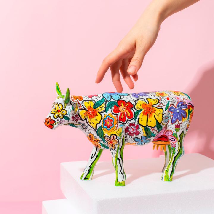Коллекционная корова CowParade Vaca Floral