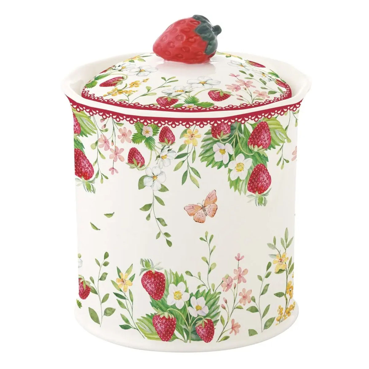 Банка с крышкой Easy Life Jardin Des Fraises
