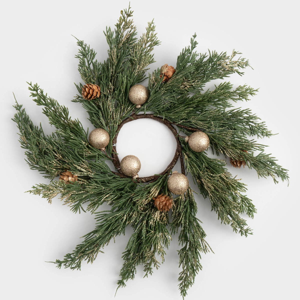 Венок декоративный Anna Lafarg Сказочный Город Золотые шары