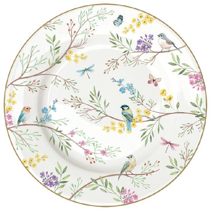 Тарелка закусочная Easy Life Birds Melody 19см