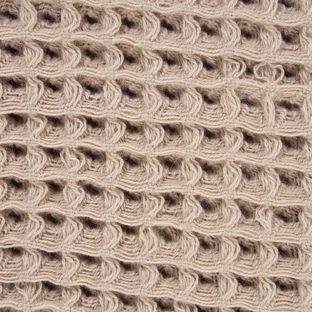 Плед жаккардовый Cleanelly Collection Кальдо, бежевый