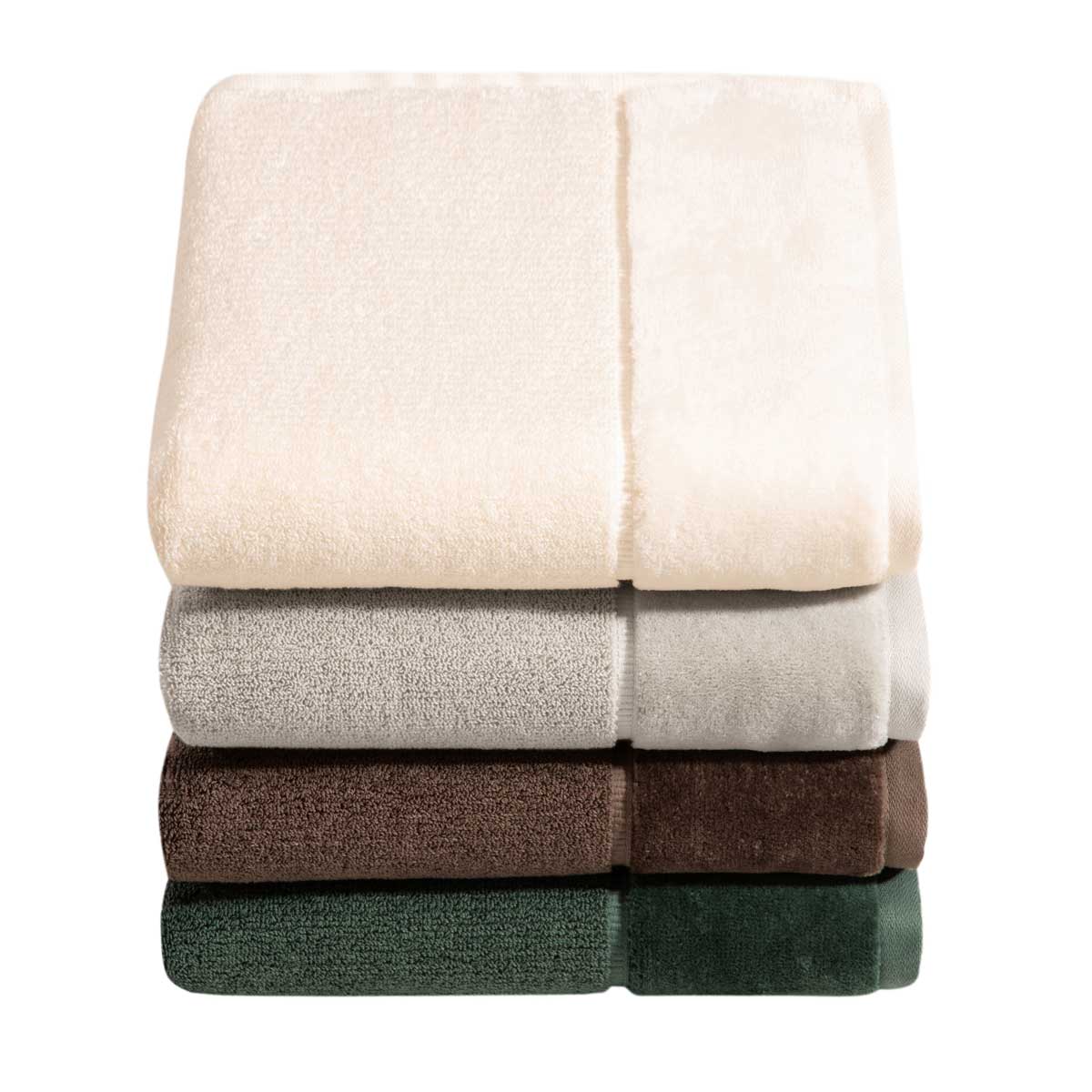 Полотенце махровое Vossen Pure 30x30см, цвет серо-зеленый