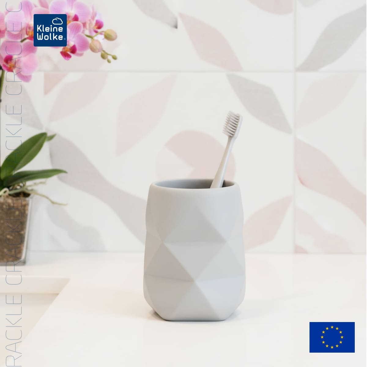 Стакан Kleine Wolke Crackle Platinum