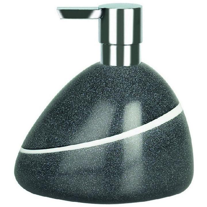 Дозатор для жидкого мыла Spirella Etna Stone, серый