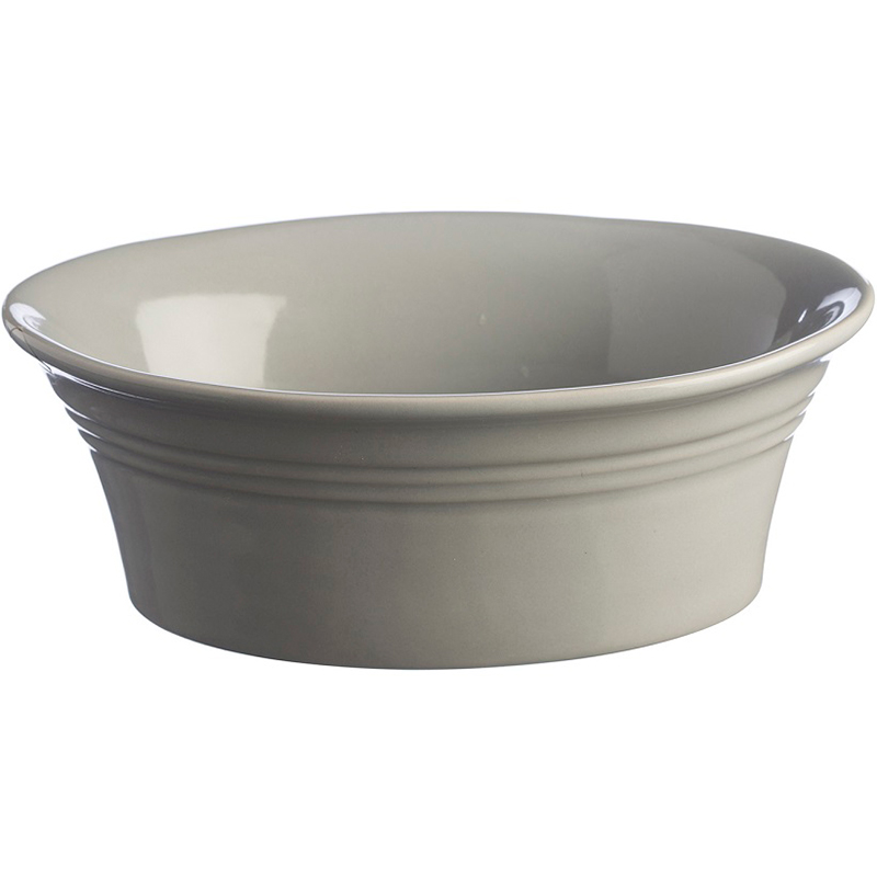 

Миска для выпечки Classic Kitchen овальная 18 см, Серый