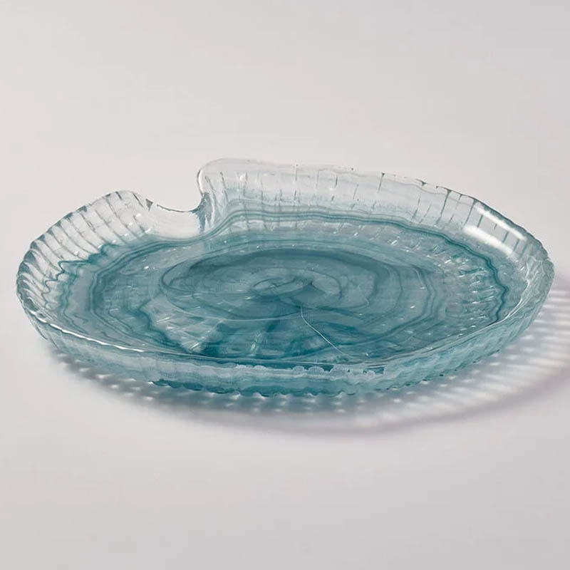 Тарелка плоская 19см Kenai Ceramics PuraSangre, цвет голубой