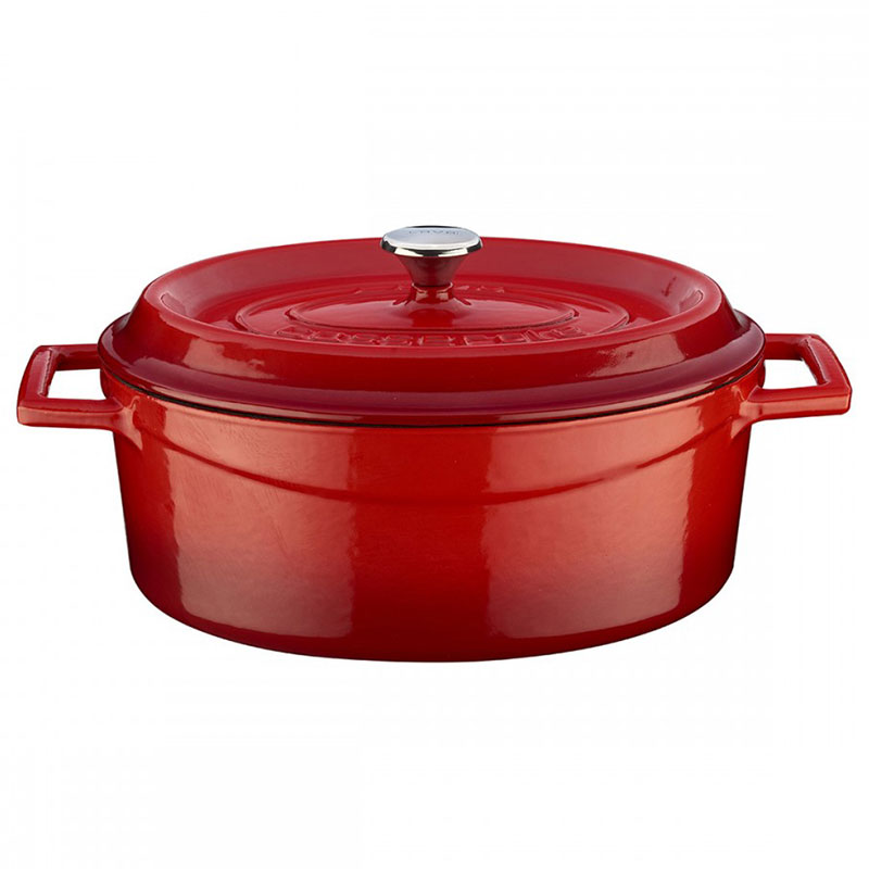 Утятница чугунная Lava 3,19л, цвет красный