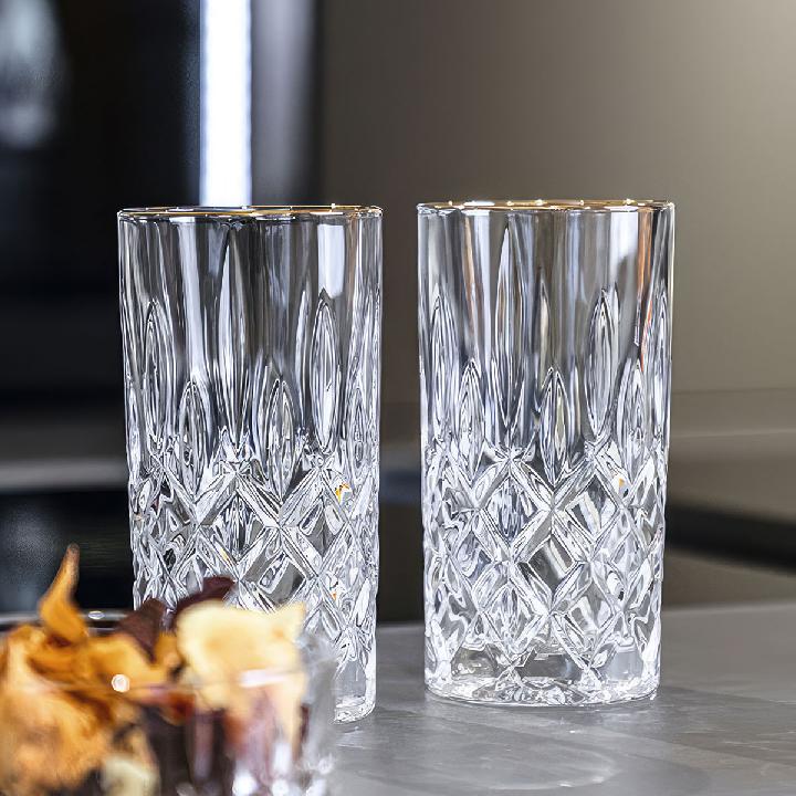 Набор стаканов высоких Nachtmann Noblesse Gold, 2шт