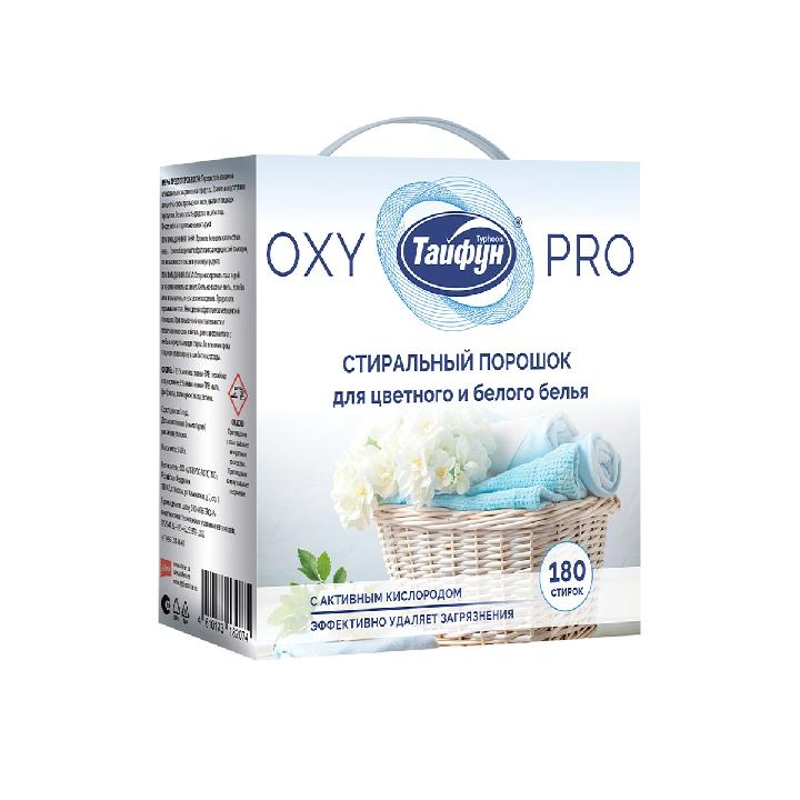 Стиральный порошок Тайфун для цветного и белого белья с активным кислородом 3,6кг