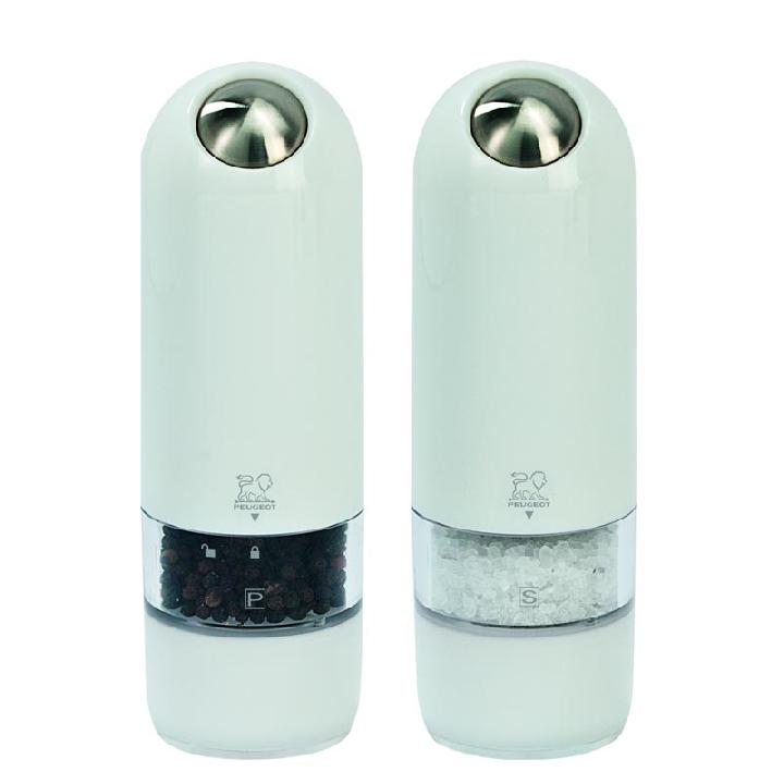Набор мельниц для соли и перца электрический Peugeot Alaska Duo, белый
