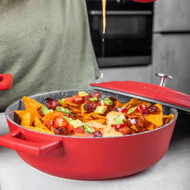Форма для запекания Kitchen Craft red 4л