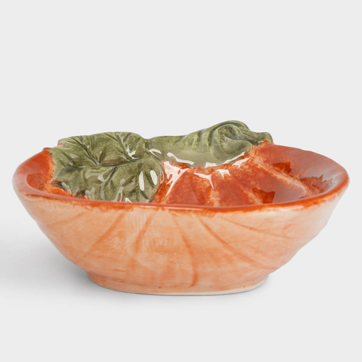 Пиала Anna Lafarg Bright Pumpkin Тыква с листом