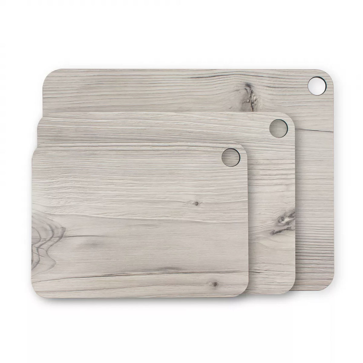 Набор разделочных досок на подставке ComposeEat Elegance белое дерево