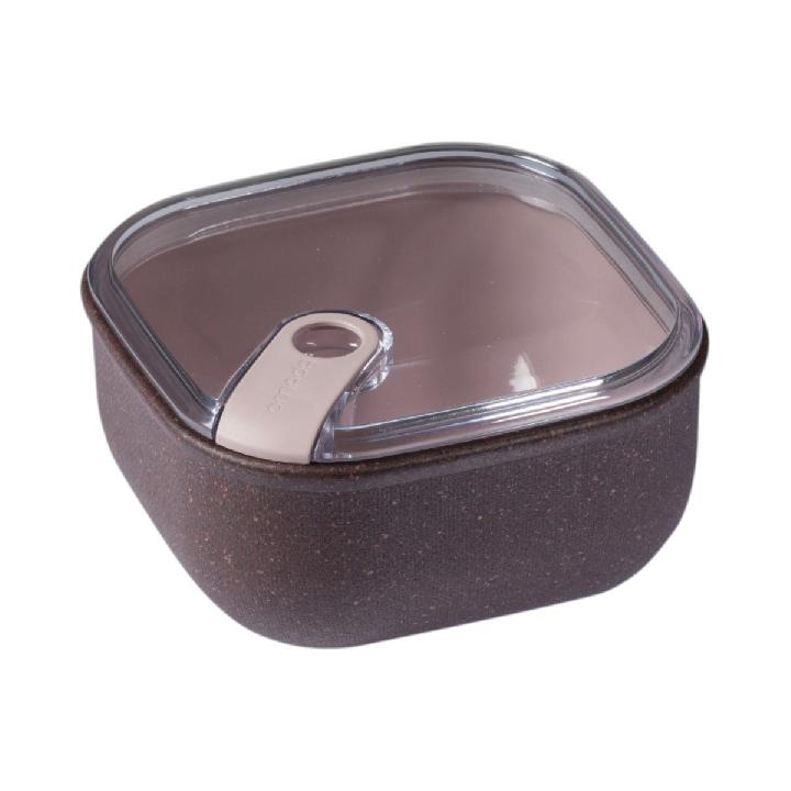Контейнер квадратный Omada Pull box bioamo 1л, фиолетовый