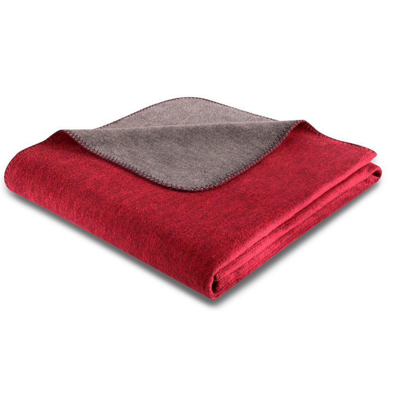 Плед Biederlack Dunkelrot 150x200см