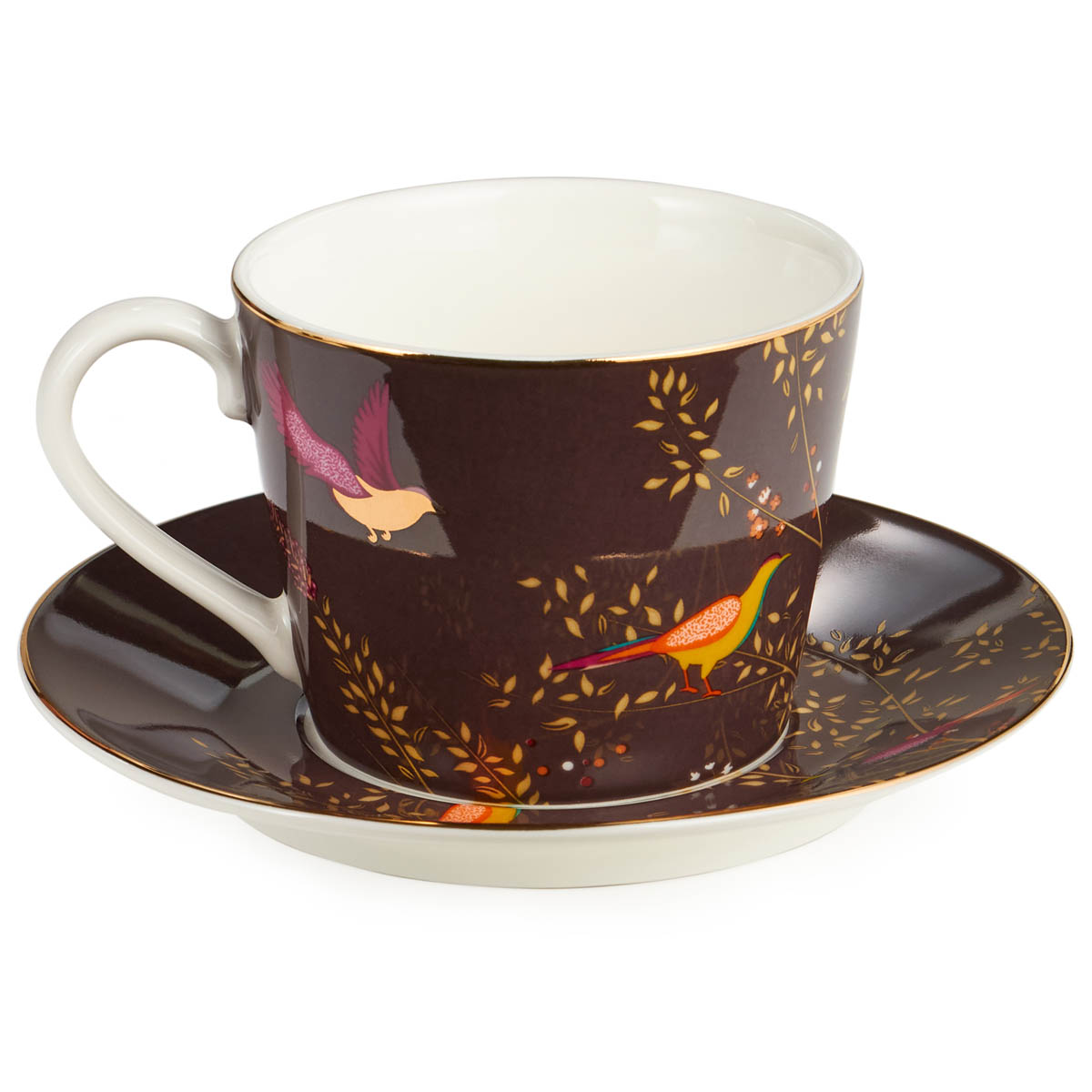 Чайный набор Lefard Golden Birds 220мл, 4 предмета на 2 персоны