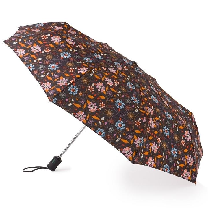 Зонт женский Fulton MicroFloral купол 97см, многоцветие