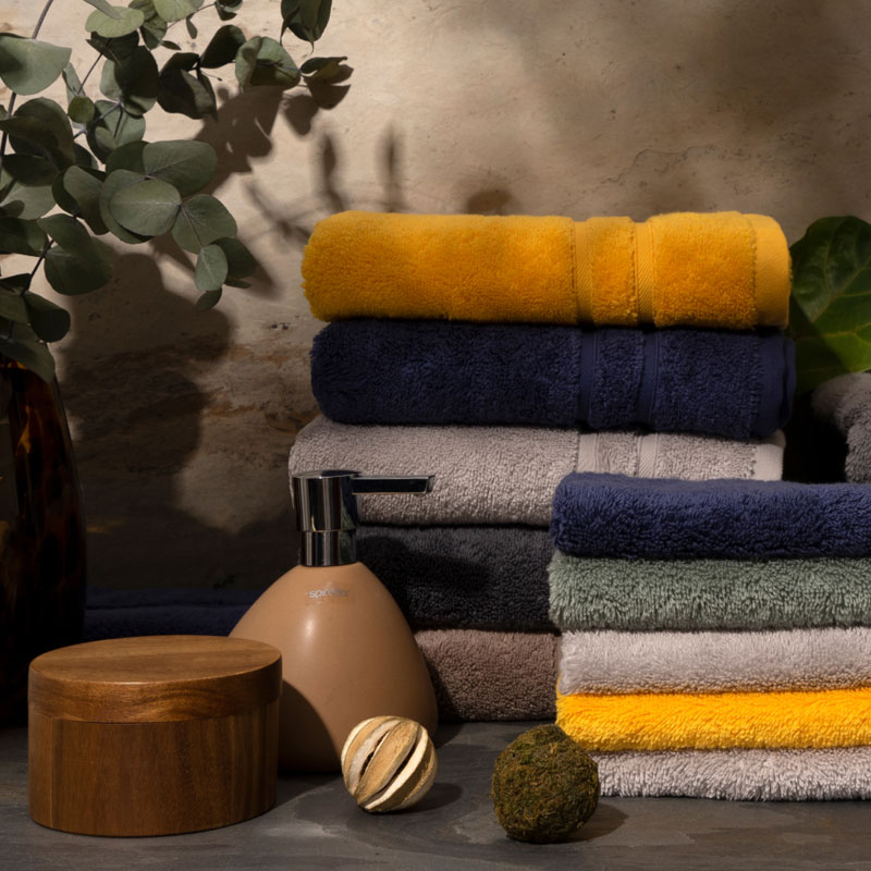 Полотенце махровое Pappel Cirrus/S 50x100, цвет синий