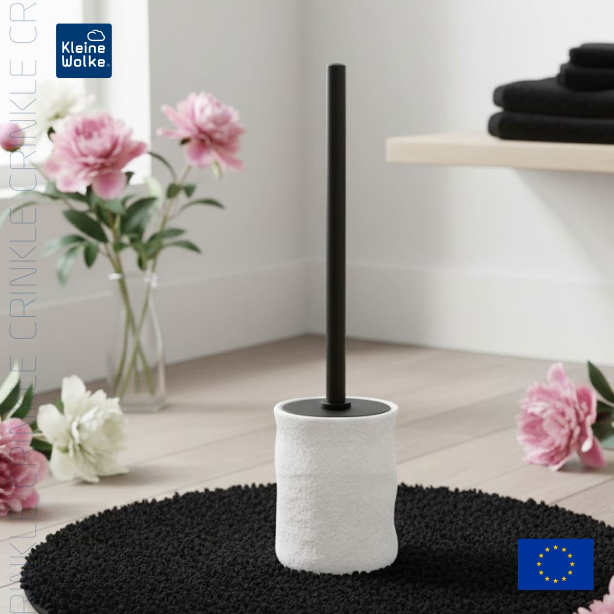 Ерш с подставкой Kleine Wolke Crinkle White