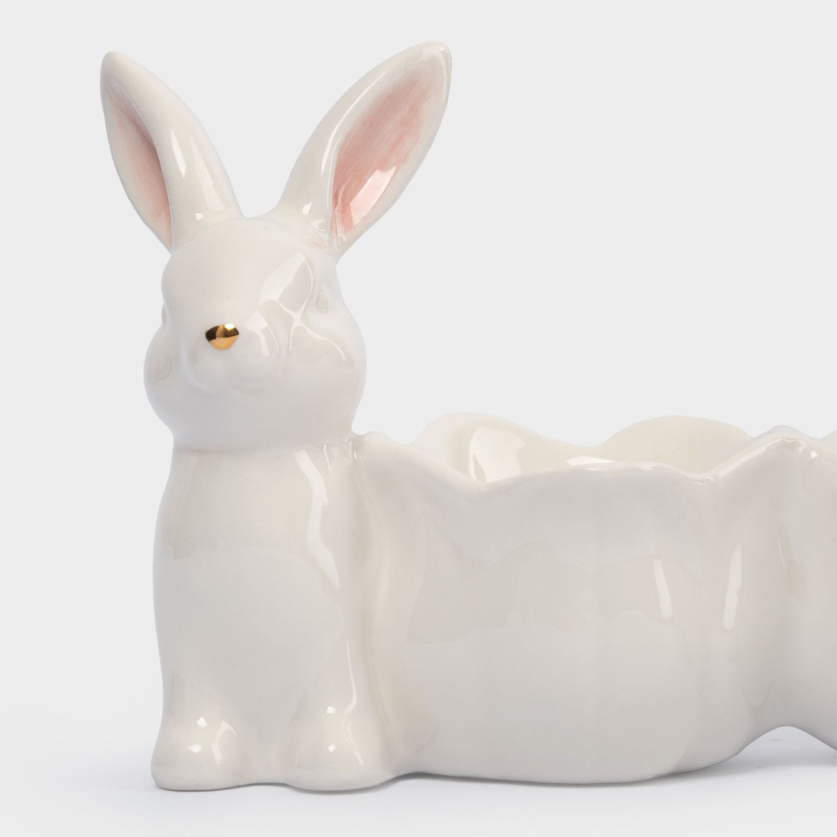 Блюдо пасхальное Anna Lafarg Пасха Золотая Кролики с цветами