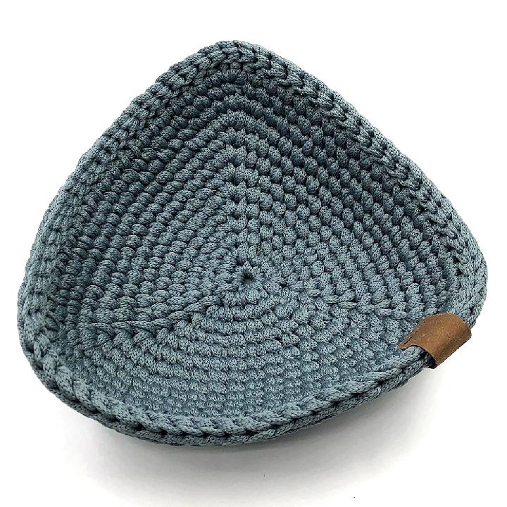Корзинка плетеная Kenai Ceramics 15см, цвет голубой