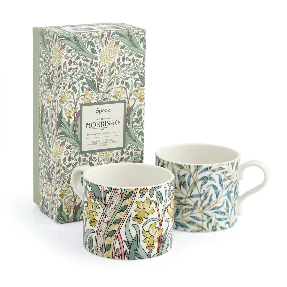 Набор кружек Spode Morris & Co Daffodil & Willow Bough 2шт