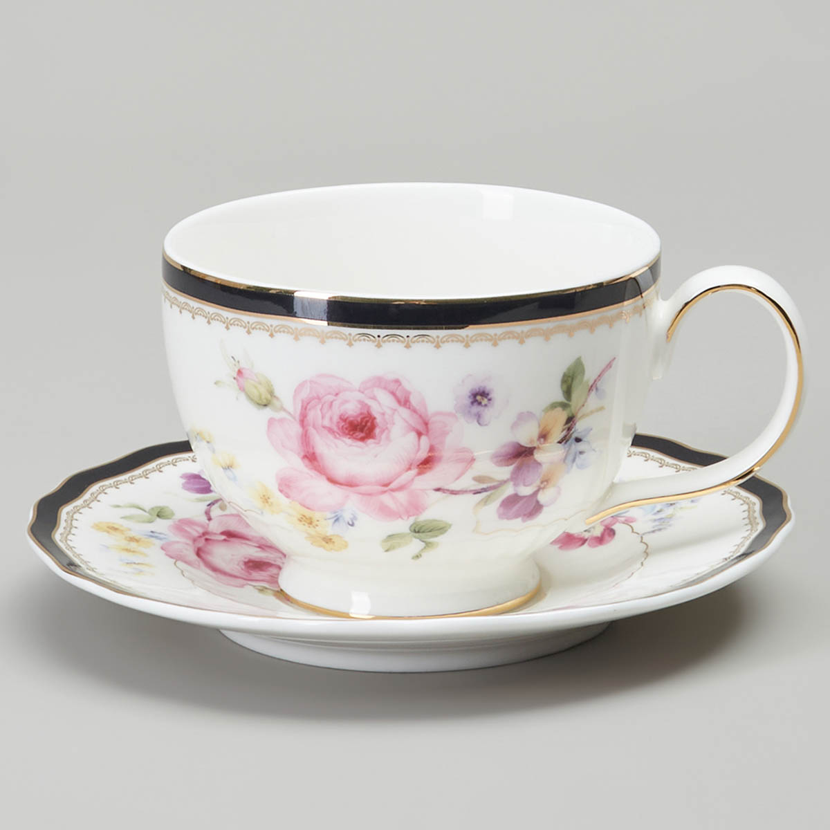 Чайная пара 260мл Lefard Мейсенский Букет