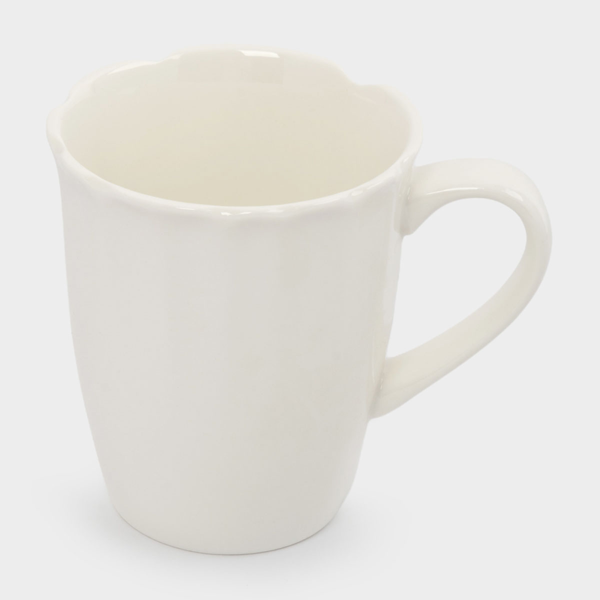 Кружка Anna Lafarg White Ocean Волнистый край