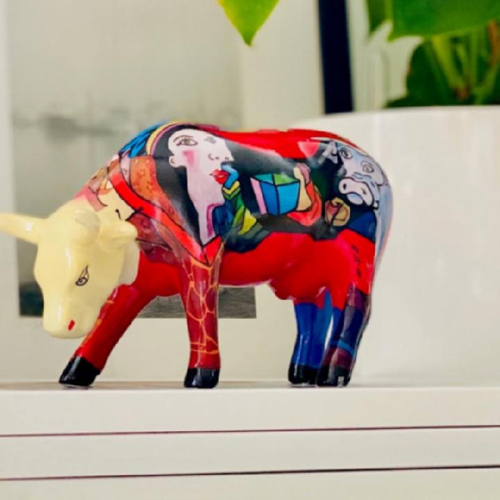 Коллекционная корова CowParade Hommage to Picowso's African Period