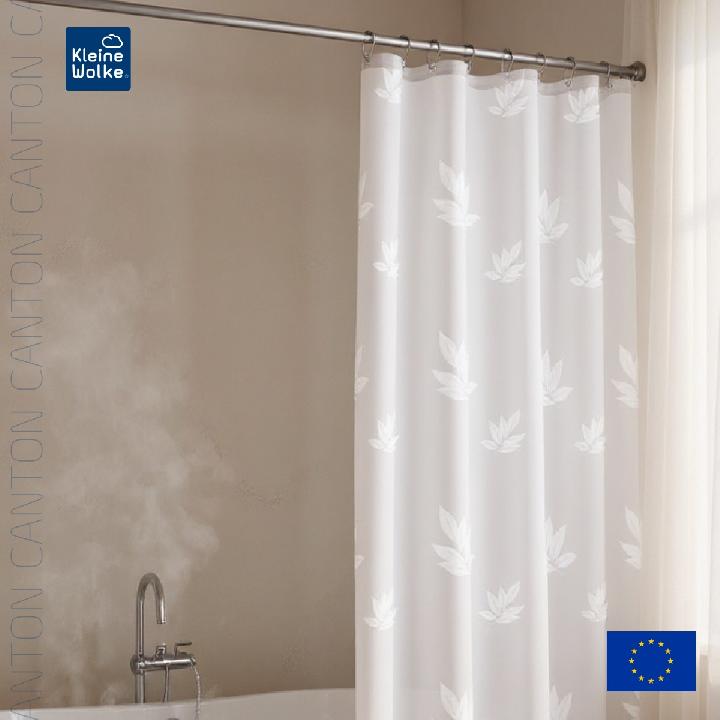 Штора для ванной комнаты Kleine Wolke Canton Snow White 180х200см