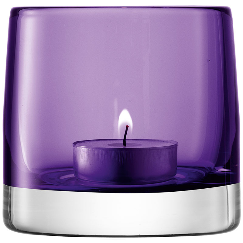

Подсвечник для чайной свечи Light Colour 8,5 см фиолетовый