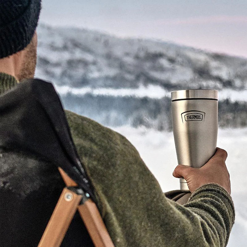 Термос-кружка Thermos 470мл, цвет голубой