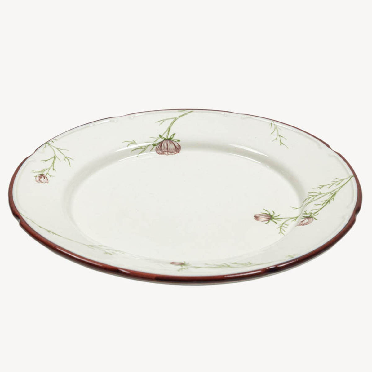 Тарелка закусочная Дымов Керамика Космея утро 07.00