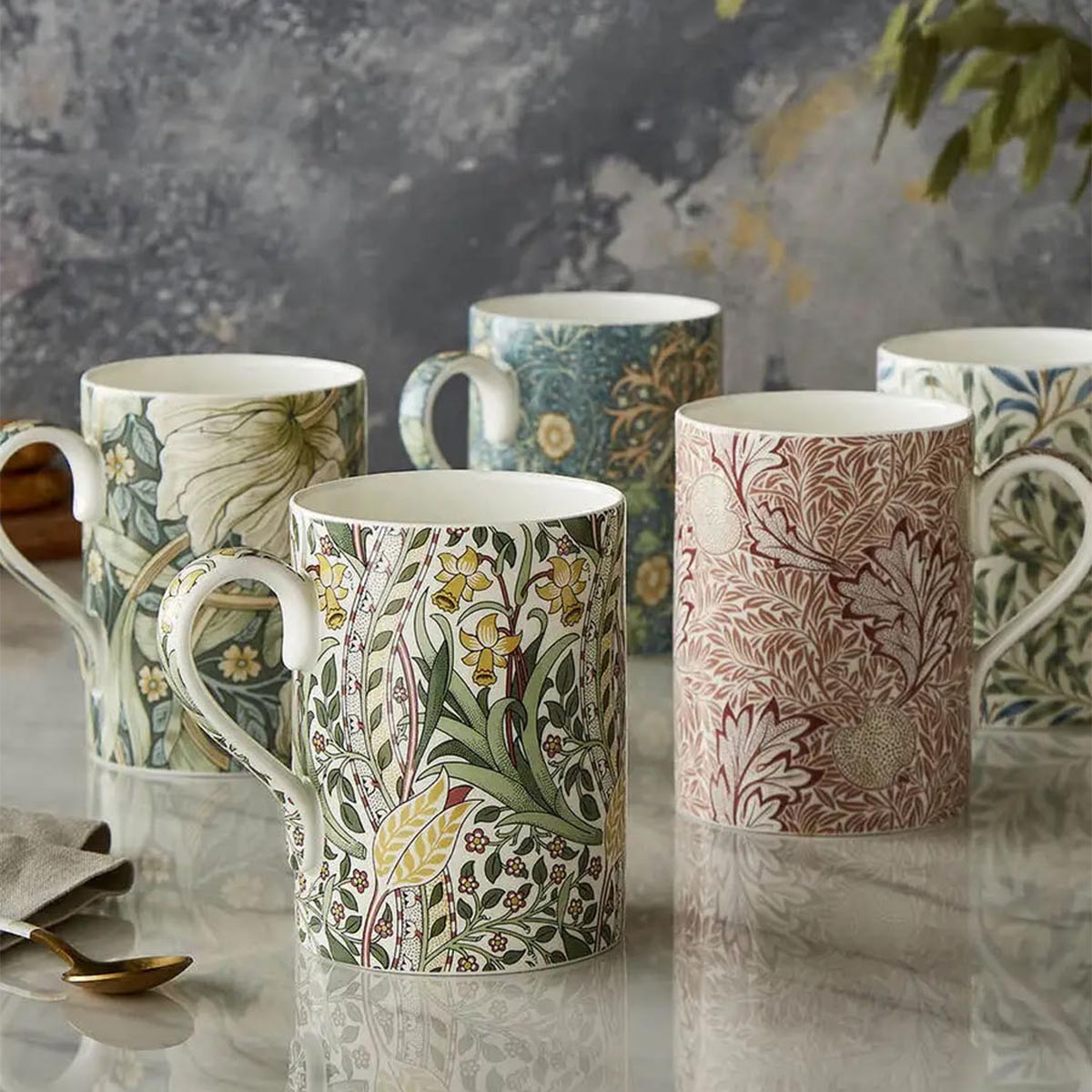 Набор кружек Spode Morris & Co Daffodil 6шт