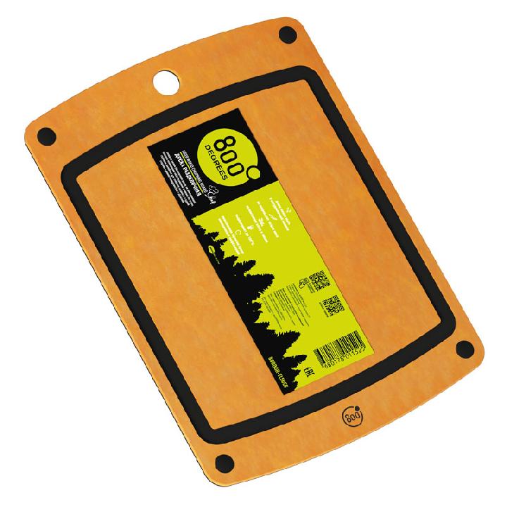 Доска разделочная 37x27см 800 Degrees Fiber Wood Chief Chopping Board