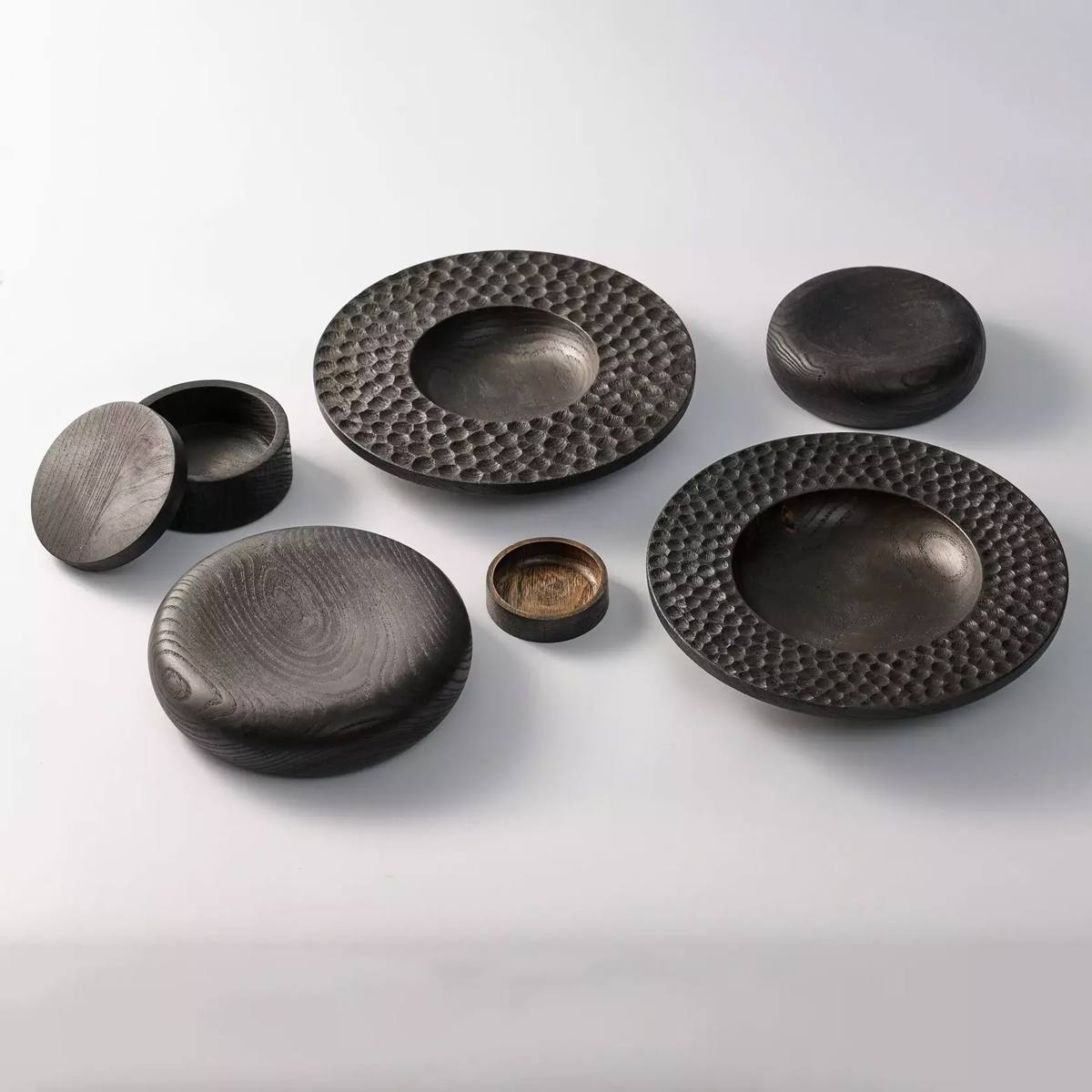 Солонка с крышкой Kenai Ceramics Wood