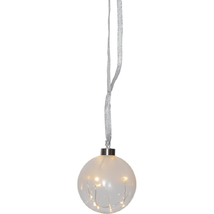 Гирлянда-шар Star Trading AB Christmas 15 LED ламп, цвет морозное стекло