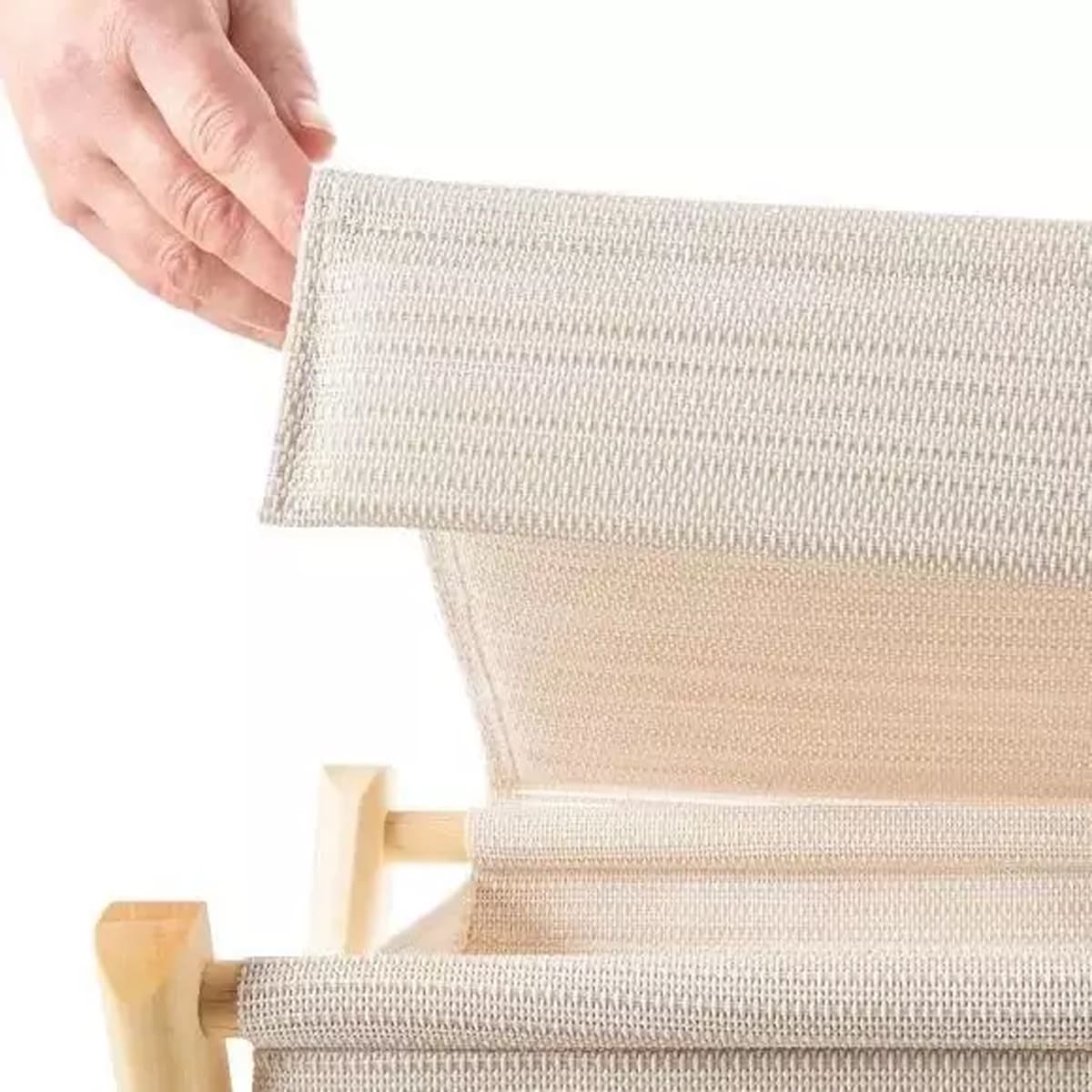 Корзина для белья 45л Casy Home Лен 30x25x60см