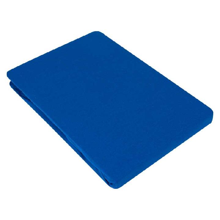 Простыня на резинке 1-спальная Fussenegger Престиж, цвет синий