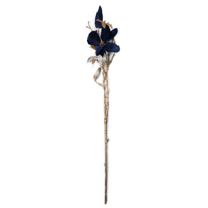 Искусственные цветы Silk-ka Ветка магнолии, 76см