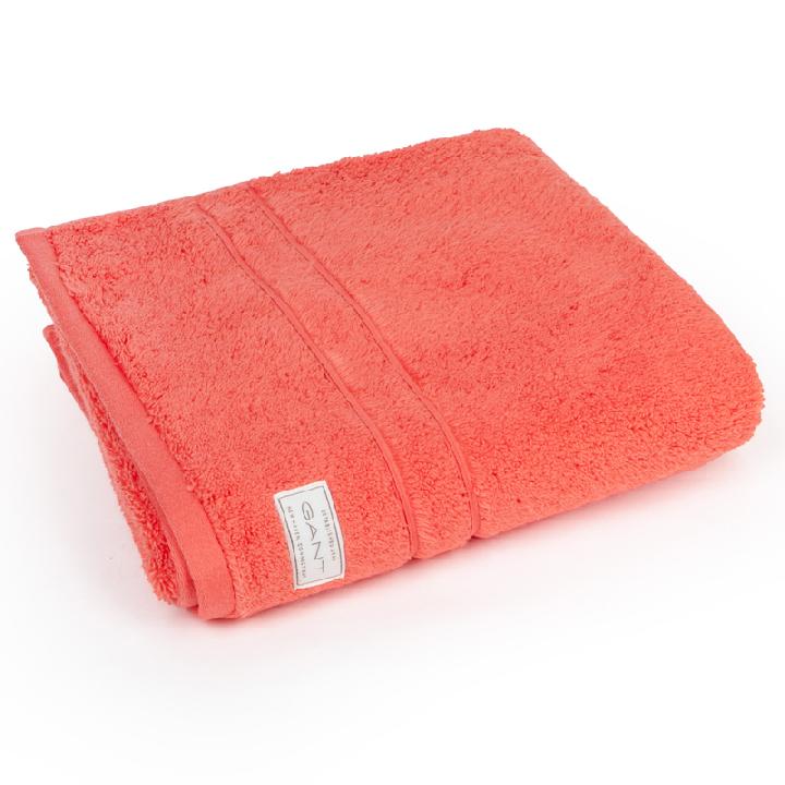 Полотенце махровое Gant Home Premium 70x140см, цвет коралловый